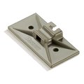 Panduit Cable Tie Mount, Snap-In, Adh., GRY SMS-A-C14